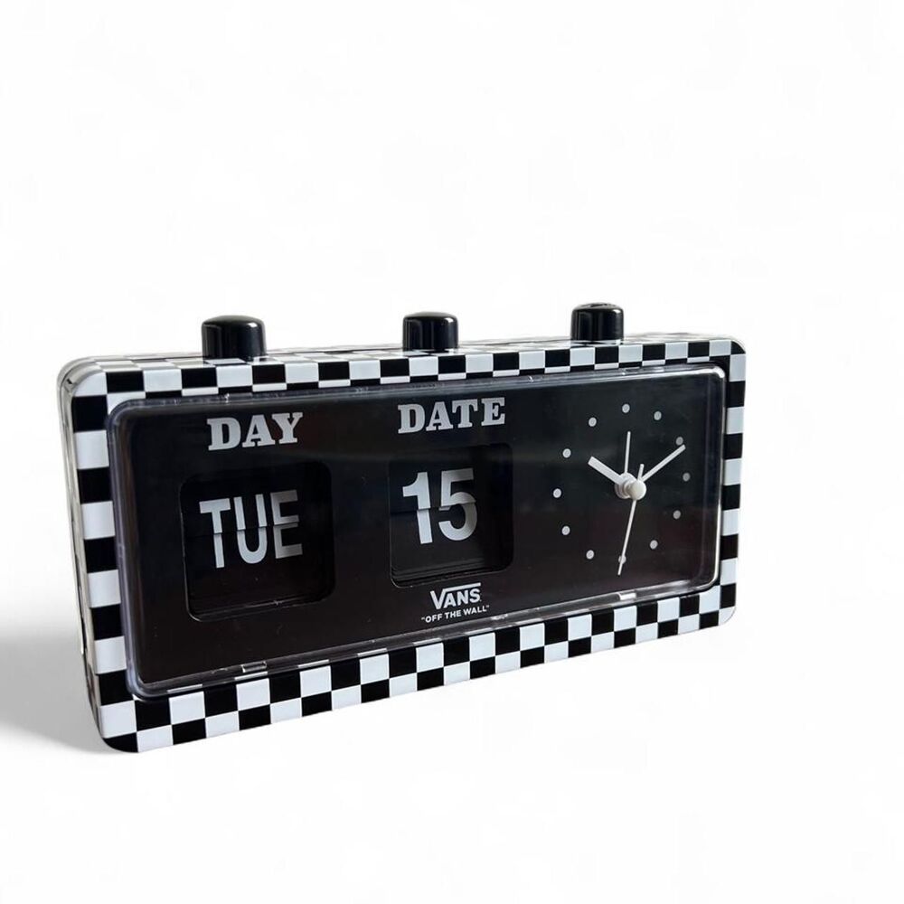 Vans "Off the Wall" Checkerboard Flip Alarm Clock